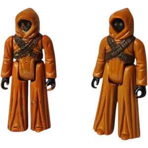 Star Wars Vintage 1977 Jawa 2.5” Figure Original No COO Rare Variant 2-Pack
